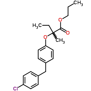 71548-92-0  propyl 2-[4-(4-chlorobenzyl)phenoxy]-2-methylbutanoate