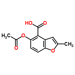 71590-87-9  5-(acetyloxy)-2-methyl-1-benzofuran-4-carboxylic acid