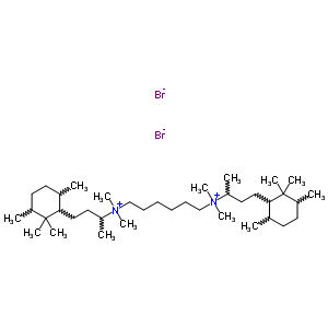 72017-48-2  N,N,N',N'-tetramethyl-N,N'-bis[4-(2,2,3,6-tetramethylcyclohexyl)butan-2-yl]hexane-1,6-diaminium dibromide