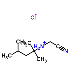 73663-79-3  N-(cyanomethyl)-2,4-dimethylpentan-2-aminium chloride