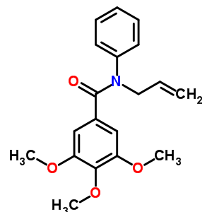 73664-70-7  3,4,5-trimethoxy-N-phenyl-N-(prop-2-en-1-yl)benzamide