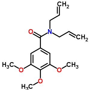 73664-76-3  3,4,5-trimethoxy-N,N-di(prop-2-en-1-yl)benzamide