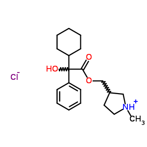 73747-74-7  3-({[cyclohexyl(hydroxy)phenylacetyl]oxy}methyl)-1-methylpyrrolidinium chloride