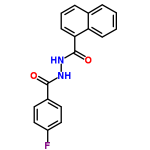 74038-76-9  N'-(4-fluorobenzoyl)naphthalene-1-carbohydrazide