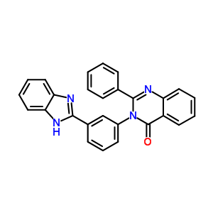 76617-99-7  3-[3-(1H-benzimidazol-2-yl)phenyl]-2-phenylquinazolin-4(3H)-one