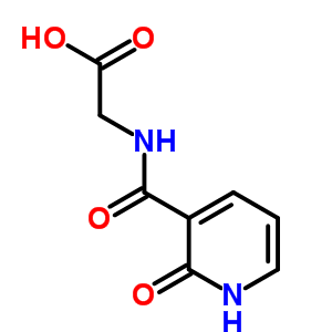 76980-30-8  N-[(2-osso-1,2-diidropiridin-3-il)carbonil]glicina