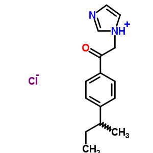 77234-73-2  1-{2-[4-(butan-2-yl)phenyl]-2-oxoethyl}-1H-imidazol-1-ium chloride