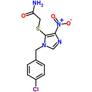 77952-73-9  2-{[1-(4-chlorobenzyl)-4-nitro-1H-imidazol-5-yl]sulfanyl}acetamide