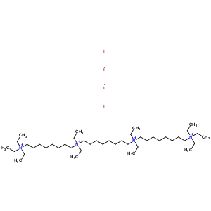 77967-21-6  N~1~,N~1~'-octane-1,8-diylbis(N~1~,N~1~,N~8~,N~8~,N~8~-pentaethyloctane-1,8-diaminium) tetraiodide