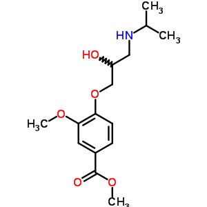 78100-57-9  methyl 4-[2-hydroxy-3-(propan-2-ylamino)propoxy]-3-methoxybenzoate