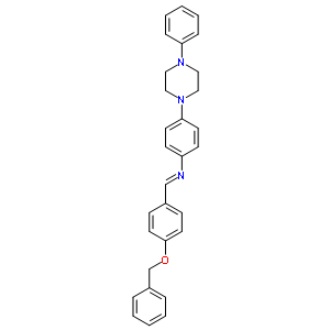 78932-95-3  N-{(E)-[4-(benzyloxy)phenyl]methylidene}-4-(4-phenylpiperazin-1-yl)aniline