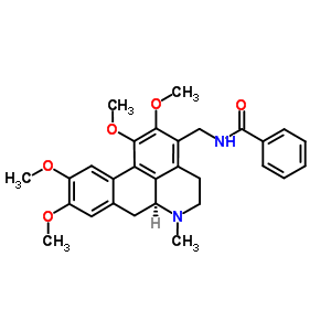 81074-94-4  N-{[(6aS)-1,2,9,10-tetramethoxy-6-methyl-5,6,6a,7-tetrahydro-4H-dibenzo[de,g]quinolin-3-yl]methyl}benzamide