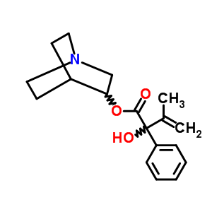92956-19-9  1-azabicyclo[2.2.2]oct-3-yl 2-hydroxy-3-methyl-2-phenylbut-3-enoate