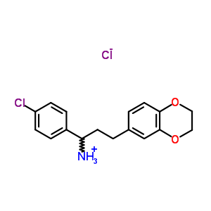 93638-02-9  1-(4-chlorophenyl)-3-(2,3-dihydro-1,4-benzodioxin-6-yl)propan-1-aminium chloride