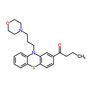 97392-14-8  1-{10-[3-(morpholin-4-yl)propyl]-10H-phenothiazin-2-yl}butan-1-one