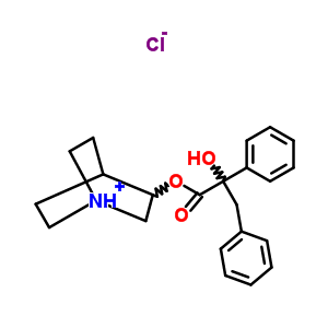 101756-48-3  3-[(2-hydroxy-2,3-diphenylpropanoyl)oxy]-1-azoniabicyclo[2.2.2]octane chloride