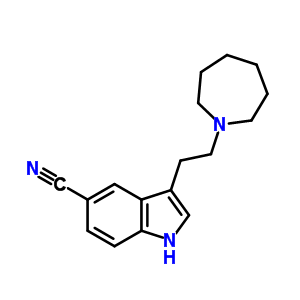 101831-75-8  3-[2-(azepan-1-yl)ethyl]-1H-indole-5-carbonitrile