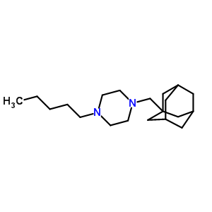 101975-89-7  1-pentyl-4-(tricyclo[3.3.1.1~3,7~]dec-1-ylmethyl)piperazine