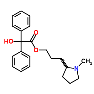 102476-69-7  3-(1-methylpyrrolidin-2-yl)propyl hydroxy(diphenyl)acetate