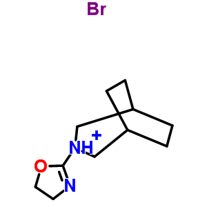 102585-80-8  3-(4,5-dihydro-1,3-oxazol-2-yl)-3-azoniabicyclo[3.2.2]nonane bromide
