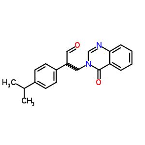 134563-03-4  3-(4-oxoquinazolin-3(4H)-yl)-2-[4-(propan-2-yl)phenyl]propanal