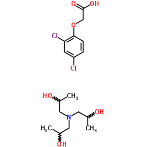 18584-79-7;29450-66-6;32341-80-3  (2,4-dichlorophenoxy)acetic acid - 1,1',1''-nitrilotripropan-2-ol (1:1)