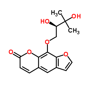 26091-76-9;2817-09-6;31575-93-6  9-{[(2R)-2,3-dihydroxy-3-methylbutyl]oxy}-7H-furo[3,2-g]chromen-7-one