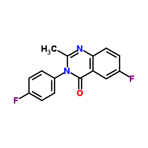49579-10-4  6-fluoro-3-(4-fluorophenyl)-2-methylquinazolin-4(3H)-one