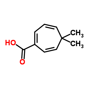 499-89-8  5,5-dimethylcyclohepta-1,3,6-triene-1-carboxylic acid