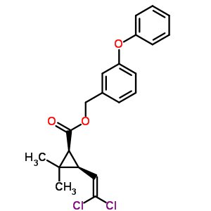 54774-46-8  3-phenoxybenzyl (1S,3S)-3-(2,2-dichloroethenyl)-2,2-dimethylcyclopropanecarboxylate