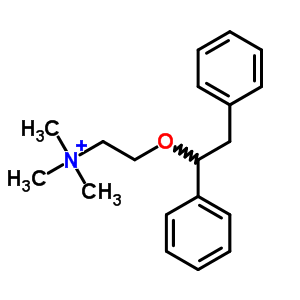 59866-76-1  2-(1,2-diphenylethoxy)-N,N,N-trimethylethanaminium