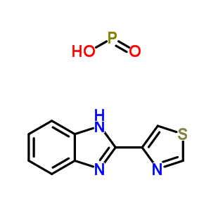 60062-20-6;70088-28-7  phosphenous acid, compd. with 2-(4-thiazolyl)-1H-benzimidazole (1:1) 60062-20-6;70088-28-7  phosphenous acid, compd. with 2-(4-thiazolyl)-1H-benzimidazole (1:1)