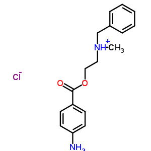 69781-65-3  2-[(4-aminobenzoyl)oxy]-N-benzyl-N-methylethanaminium chloride