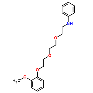 70265-61-1  N-(2-{2-[2-(2-methoxyphenoxy)ethoxy]ethoxy}ethyl)aniline