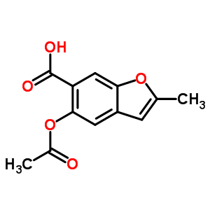 71590-88-0  5-(acetyloxy)-2-methyl-1-benzofuran-6-carboxylic acid