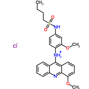 71802-86-3  N-{4-[(butylsulfonyl)amino]-2-methoxyphenyl}-4-methoxyacridin-9-aminium chloride