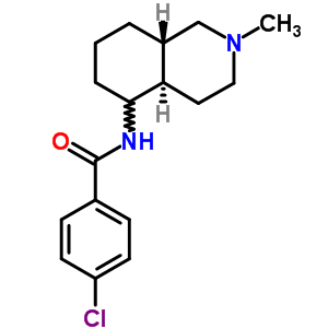 72469-09-1  4-chloro-N-[(4aR,8aS)-2-methyldecahydroisoquinolin-5-yl]benzamide