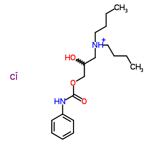 73623-05-9  N-butyl-N-{2-hydroxy-3-[(phenylcarbamoyl)oxy]propyl}butan-1-aminium chloride