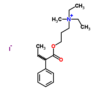 73664-07-0  N,N-diethyl-N-methyl-3-[(2-phenylbutanoyl)oxy]propan-1-aminium iodide