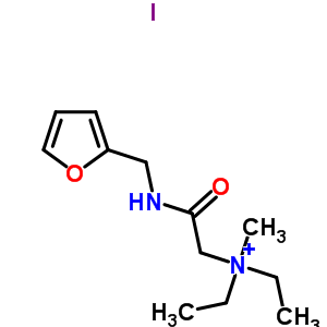 73664-17-2  N,N-diethyl-2-[(furan-2-ylmethyl)amino]-N-methyl-2-oxoethanaminium iodide