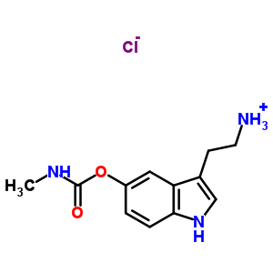 73816-61-2  2-{5-[(methylcarbamoyl)oxy]-1H-indol-3-yl}ethanaminium chloride