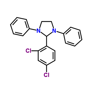 73941-40-9  2-(2,4-dichlorophenyl)-1,3-diphenylimidazolidine