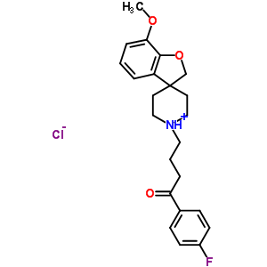 73962-18-2  1'-[4-(4-fluorophenyl)-4-oxobutyl]-7-methoxyspiro[1-benzofuran-3,4'-piperidinium] chloride