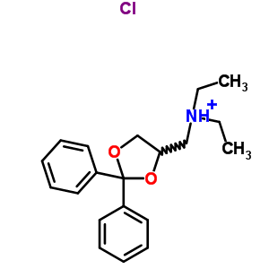 73987-10-7  N-[(2,2-diphenyl-1,3-dioxolan-4-yl)methyl]-N-ethylethanaminium chloride