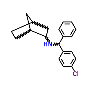 74039-09-1  N-[(4-chlorophenyl)(phenyl)methyl]bicyclo[2.2.1]heptan-2-aminium chloride