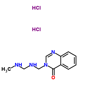 75159-16-9  3-({[(methylamino)methyl]amino}methyl)quinazolin-4(3H)-one dihydrochloride