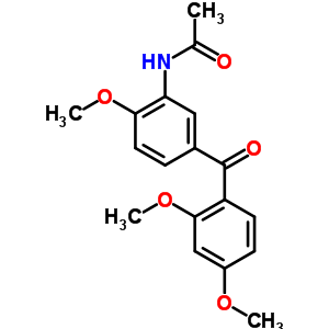 75227-01-9  N-[5-(2,4-dimethoxybenzoyl)-2-methoxyphenyl]acetamide