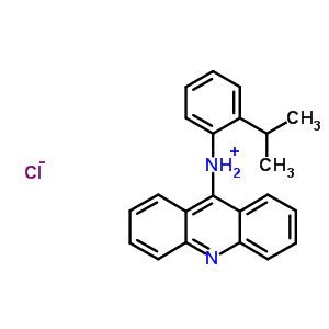 75775-81-4  N-[2-(propan-2-yl)phenyl]acridin-9-aminium chloride