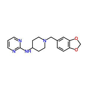 76167-77-6  N-[1-(1,3-benzodioxol-5-ylmethyl)piperidin-4-yl]pyrimidin-2-amine