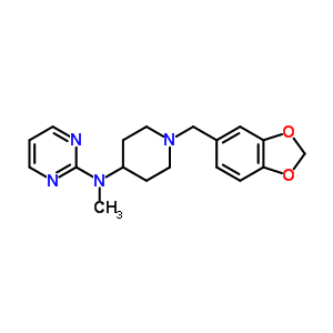 76167-80-1  N-[1-(1,3-benzodioxol-5-ylmethyl)piperidin-4-yl]-N-methylpyrimidin-2-amine